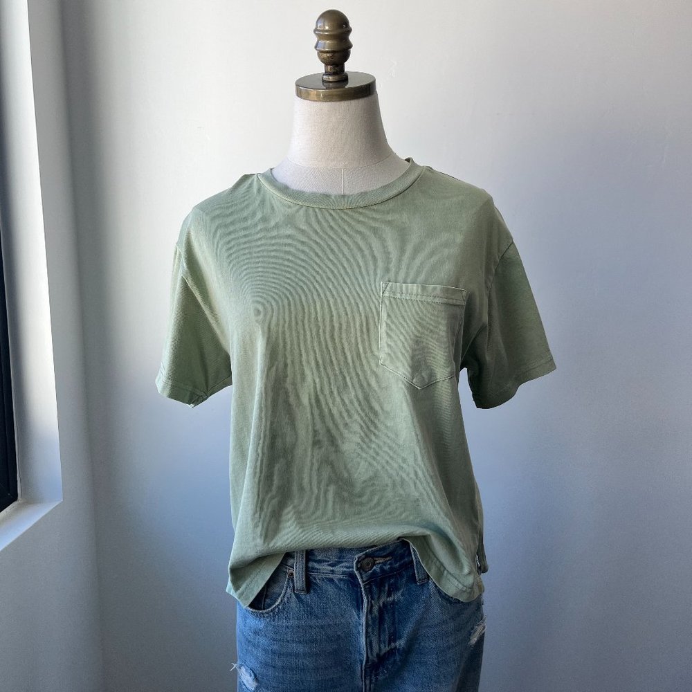 Green Pocket Tee